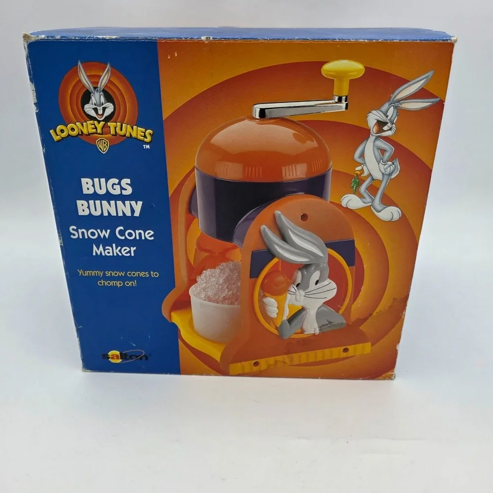 BUGS BUNNY SNOW CONE MAKER 1998 VINTAGE Ice‎ Shaved